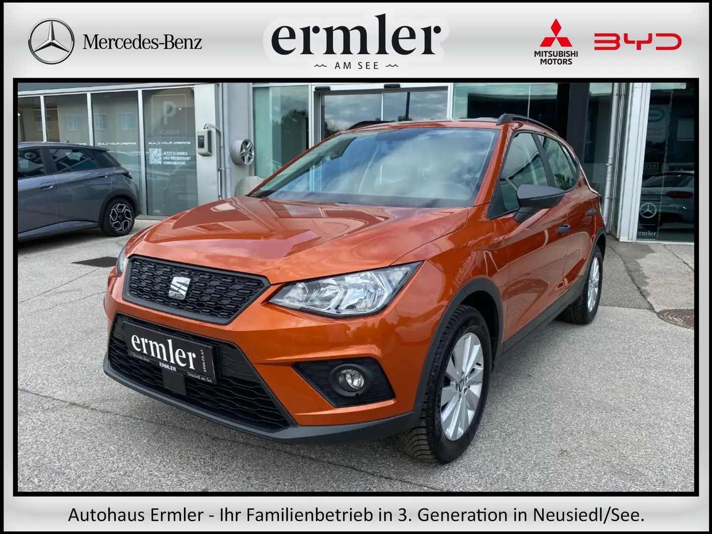 SEAT Arona 1.0 TSI Reference PTS Shz Orange - 1