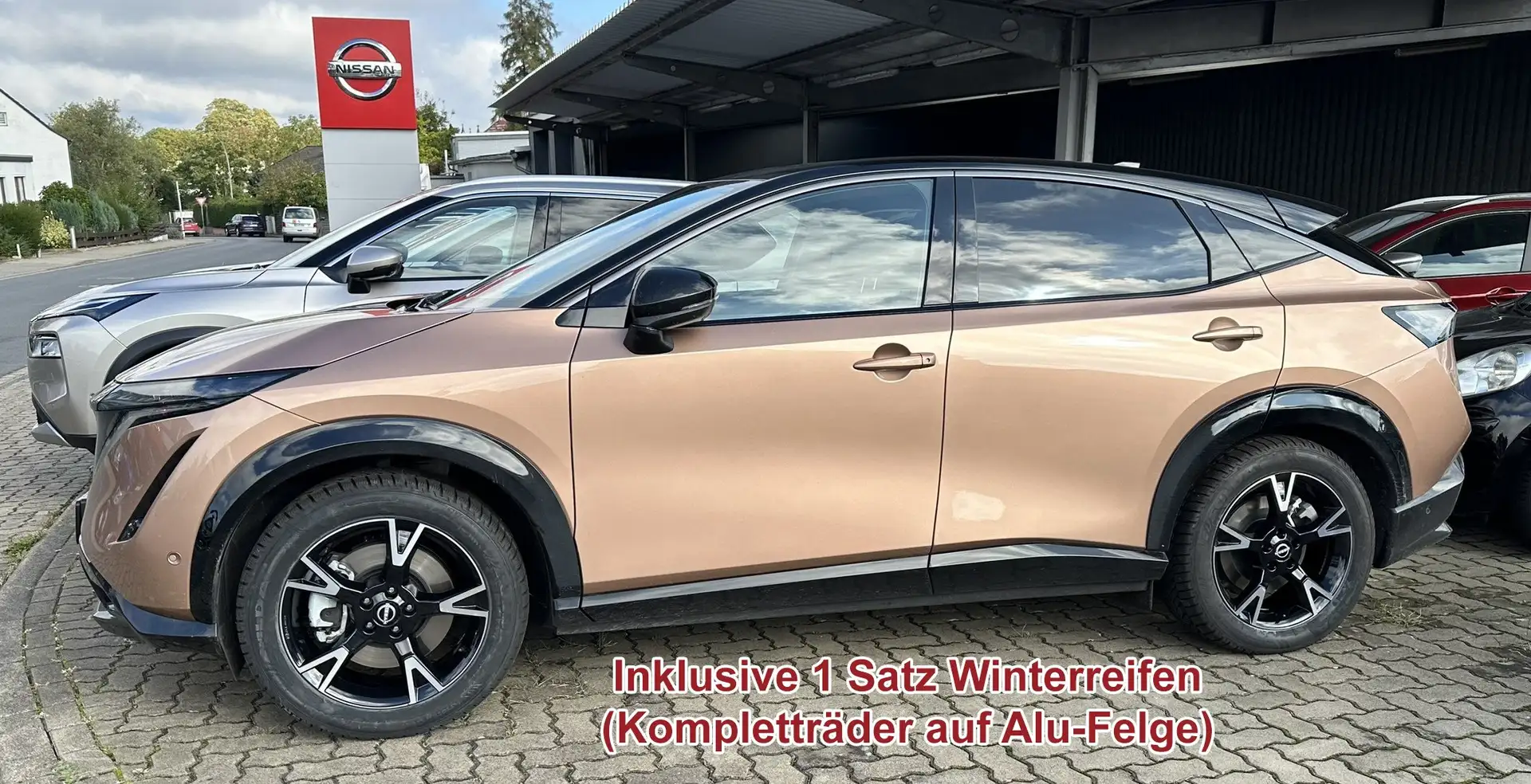 Nissan Ariya Ariya 87 kWh e-4ORCE AWD Evolve Pack + AHK + Leder Bronze - 2