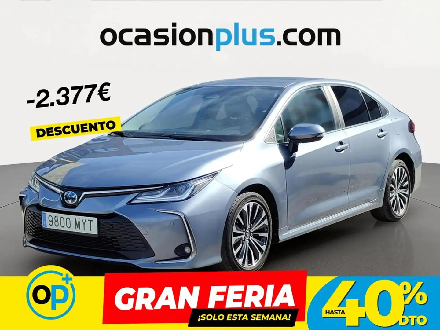 Toyota Corolla Sedán 140H Style Gris - 1