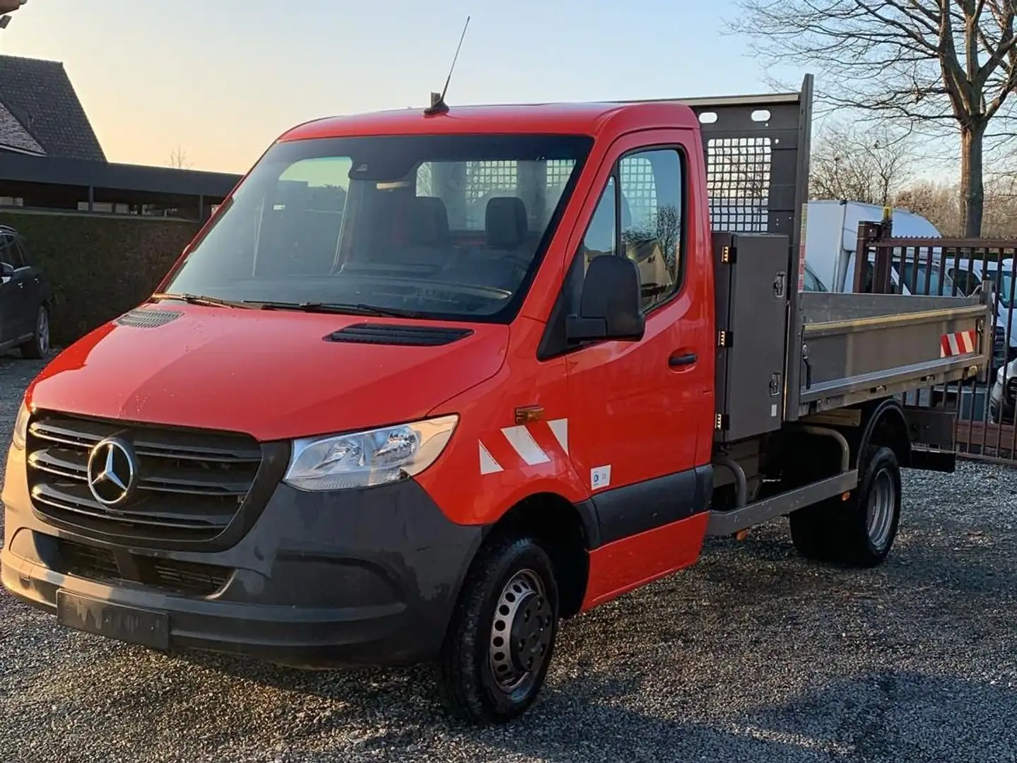 Mercedes-Benz Sprinter 514 CDI - BENNE + CAISSE - 33.500 + TVA/BTW Rouge - 1