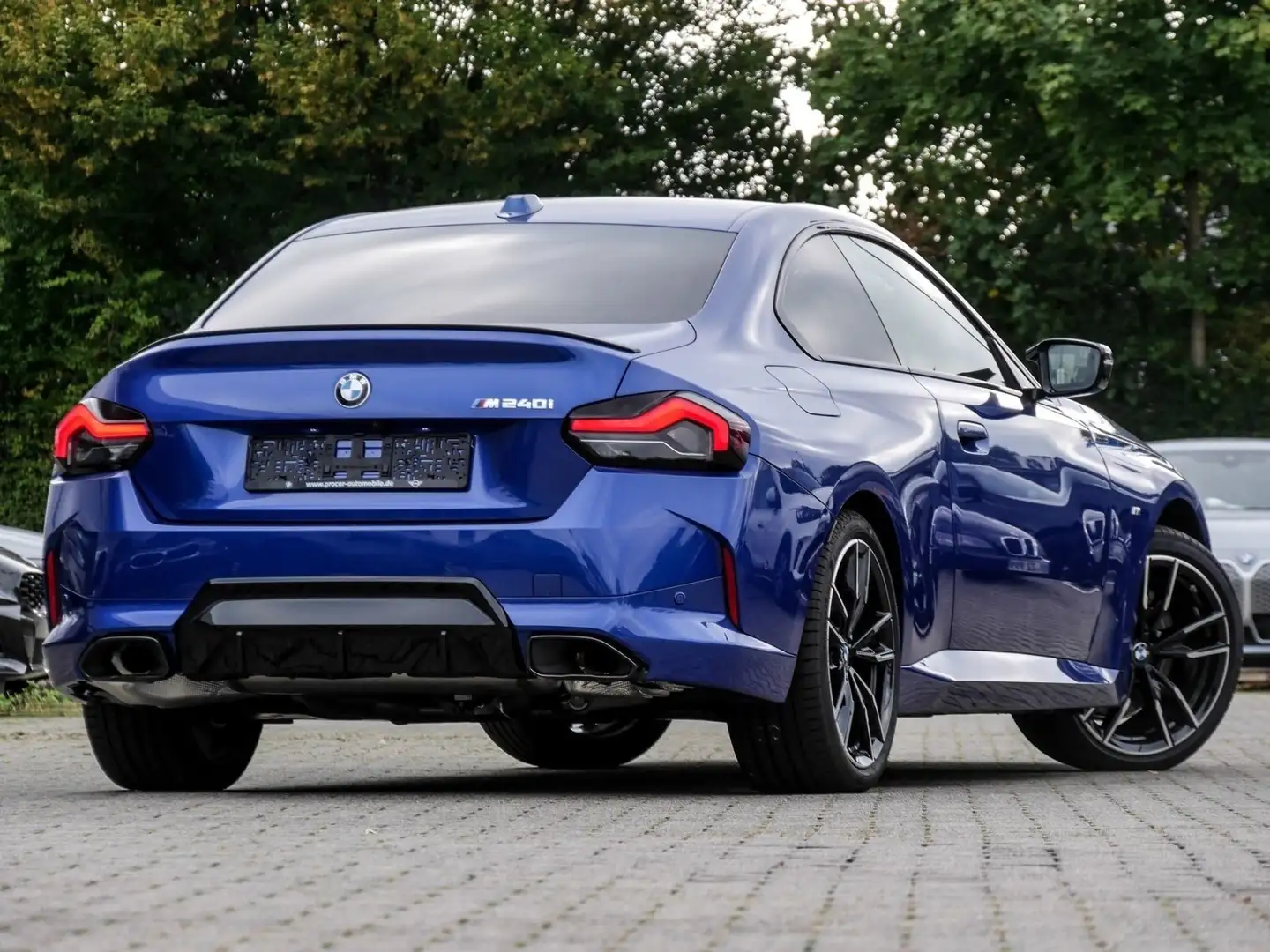 BMW 240 M240i xDrive M Sport Pro 19" AHK Glasdach 360° H/K Albastru - 2