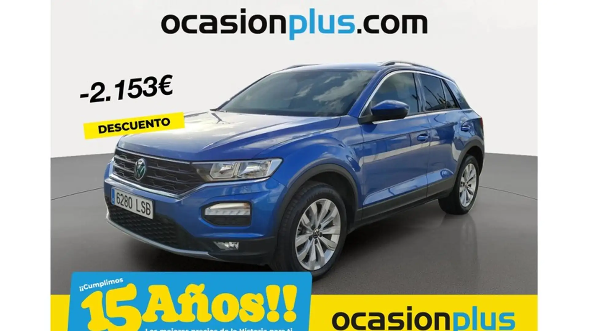 Volkswagen T-Roc 2.0TDI Advance DSG7 Bleu - 1
