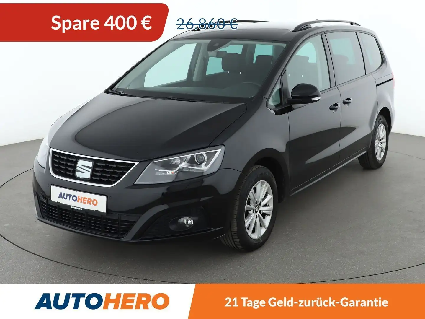 SEAT Alhambra 2.0 TDI Style Aut.*NAVI*BI-XENON*TEMPO*CAM*PDC*SHZ Schwarz - 1