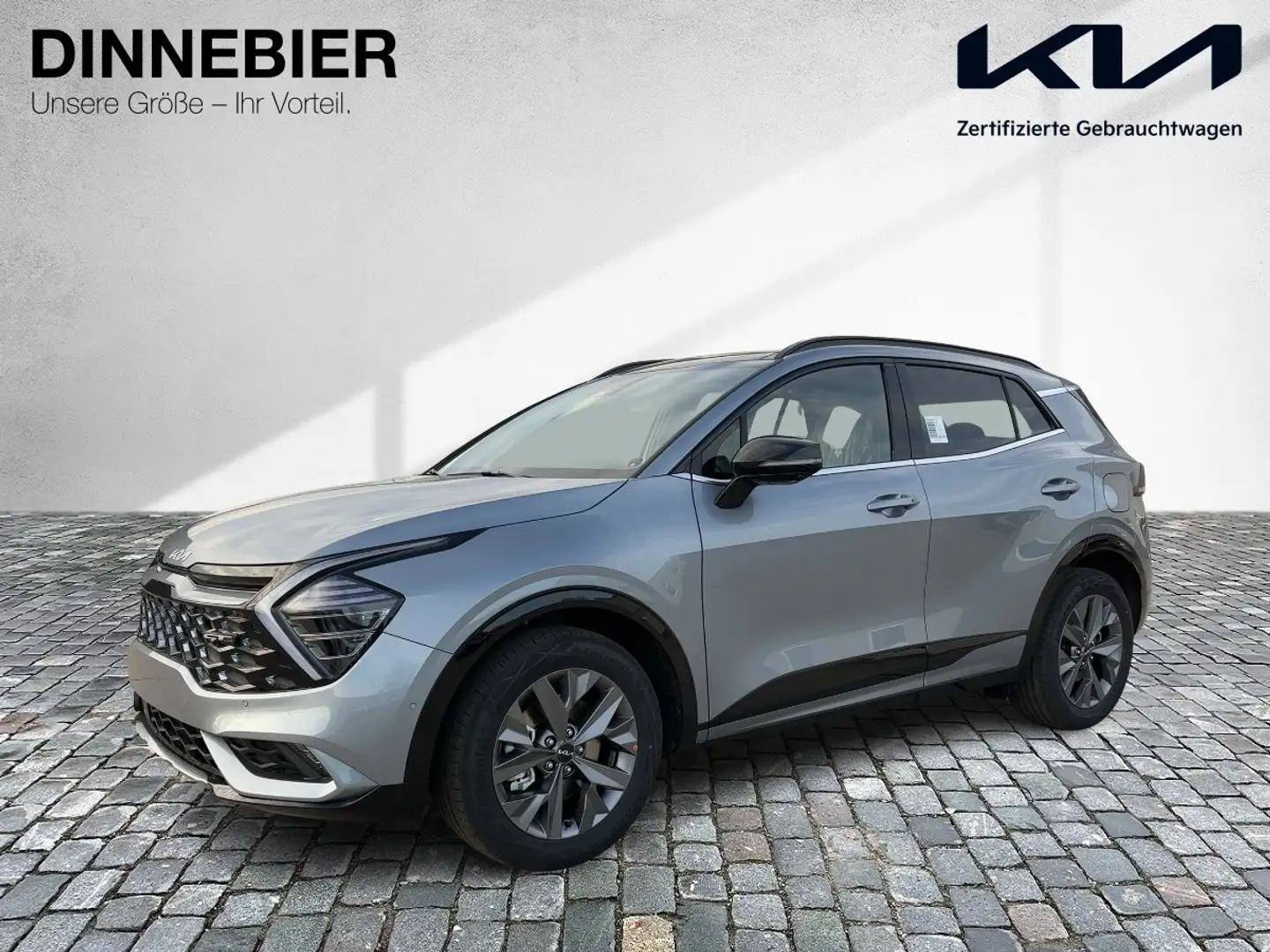 Kia Sportage GT-Line HEV AWD+Glasdach+360°+LED Silber - 2
