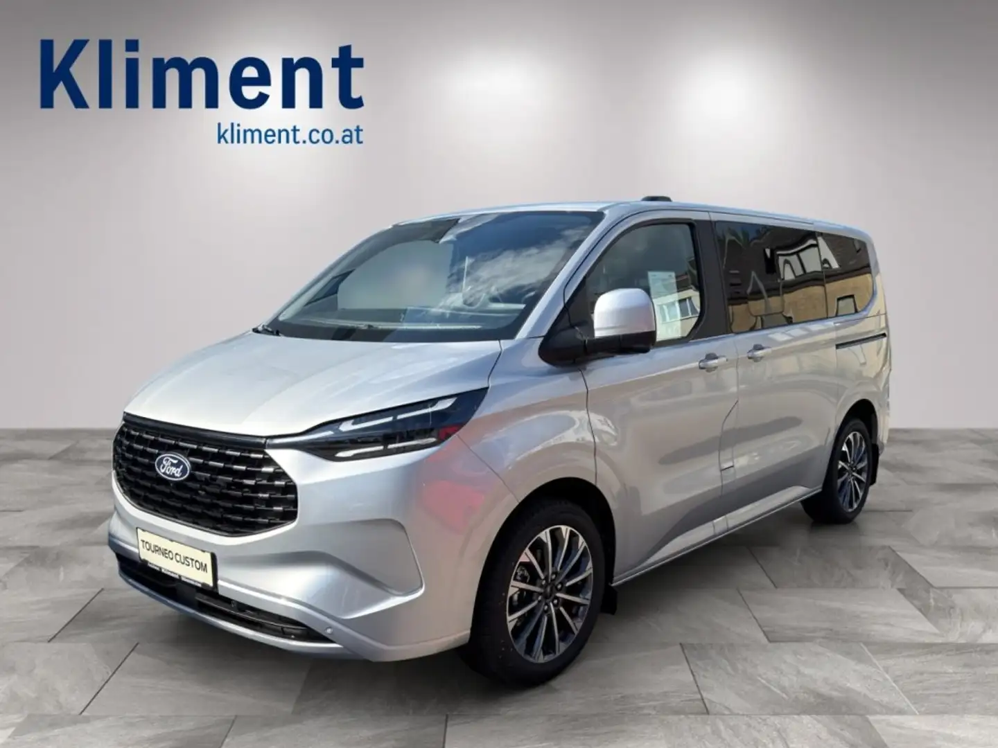 Ford Tourneo Custom Bus 2.5 PHEV 340 L1H1 FWD Titanium Silber - 1