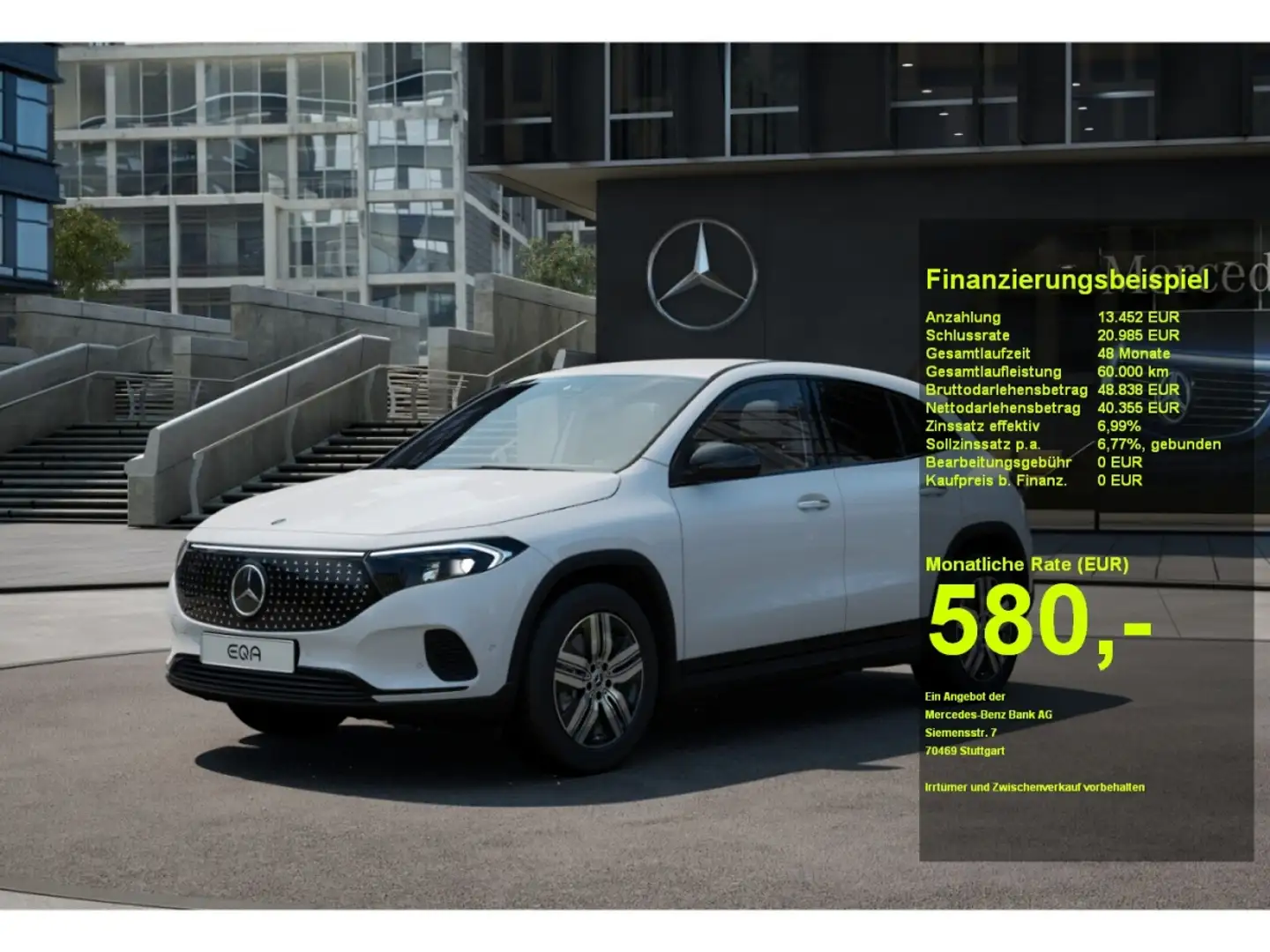Mercedes-Benz EQA 250 + #ELECTRIC ART #AHK #NIGHT #DISTRONIC Bílá - 1