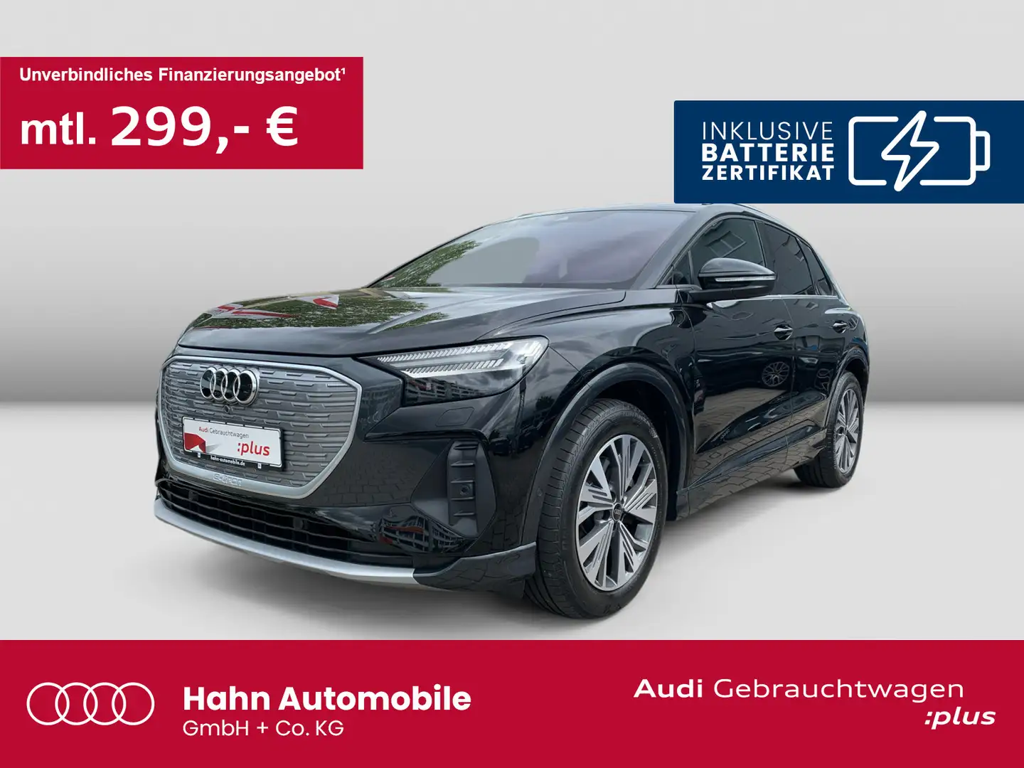 Audi Q4 e-tron 40 e-tron advanced Matrix Pano Navi HUD Noir - 1