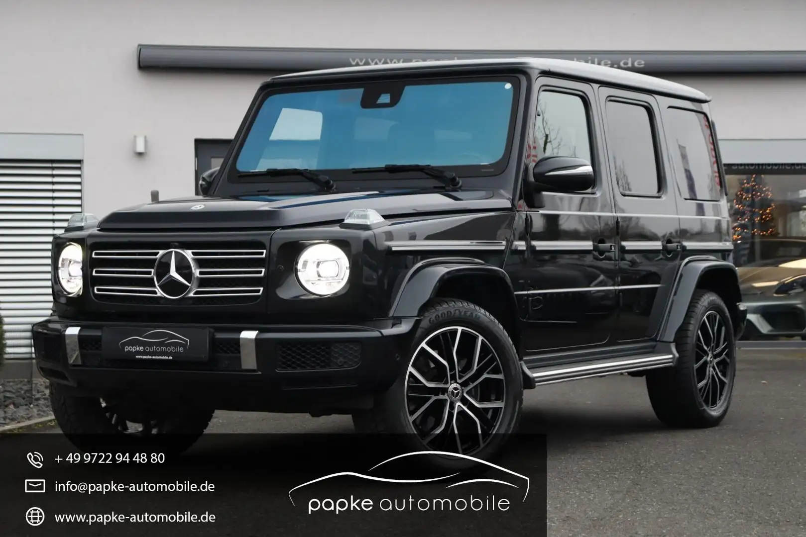 Mercedes-Benz G 500 AMG Line +EXCLUSIVE+DESIGNO+BURMESTER+AHK+ Zwart - 1