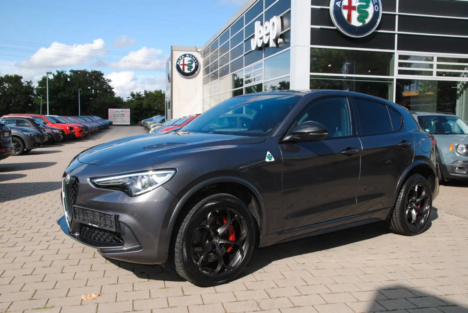 Alfa Romeo Stelvio Quadrifoglio Schiebedach, Alcantara Grau - 1