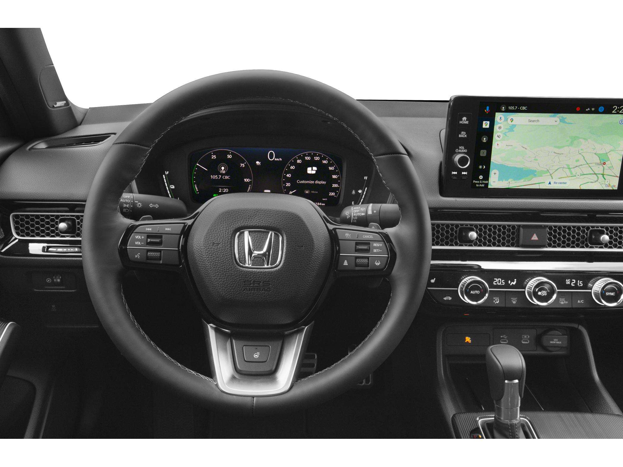 Silver 2026 Honda Civic Hybrid Sedan Front-Wheel Drive Automatic