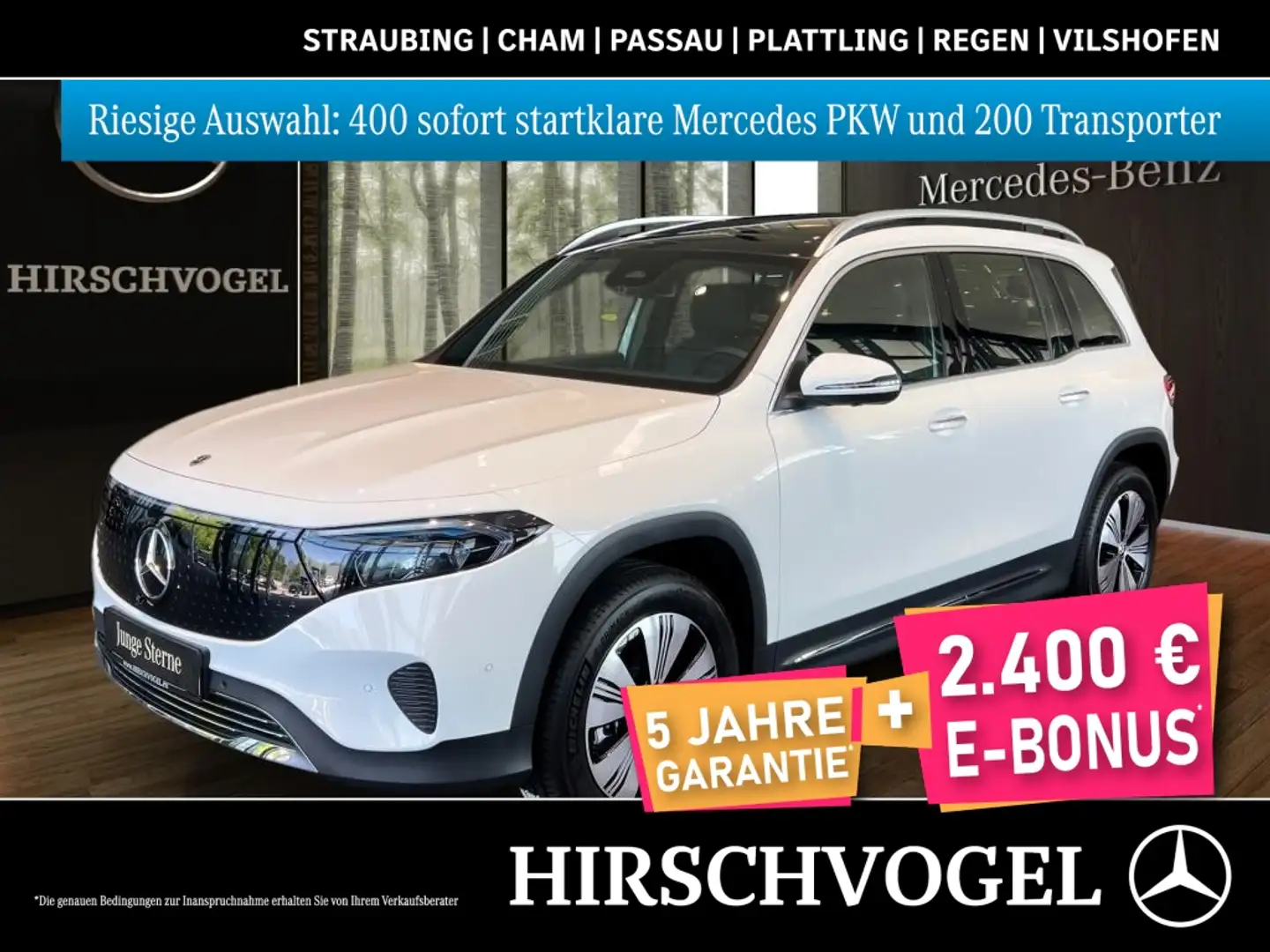 Mercedes-Benz EQB 350 4M Progressive+Pano+KEYLESS+Memory+360-K bijela - 1
