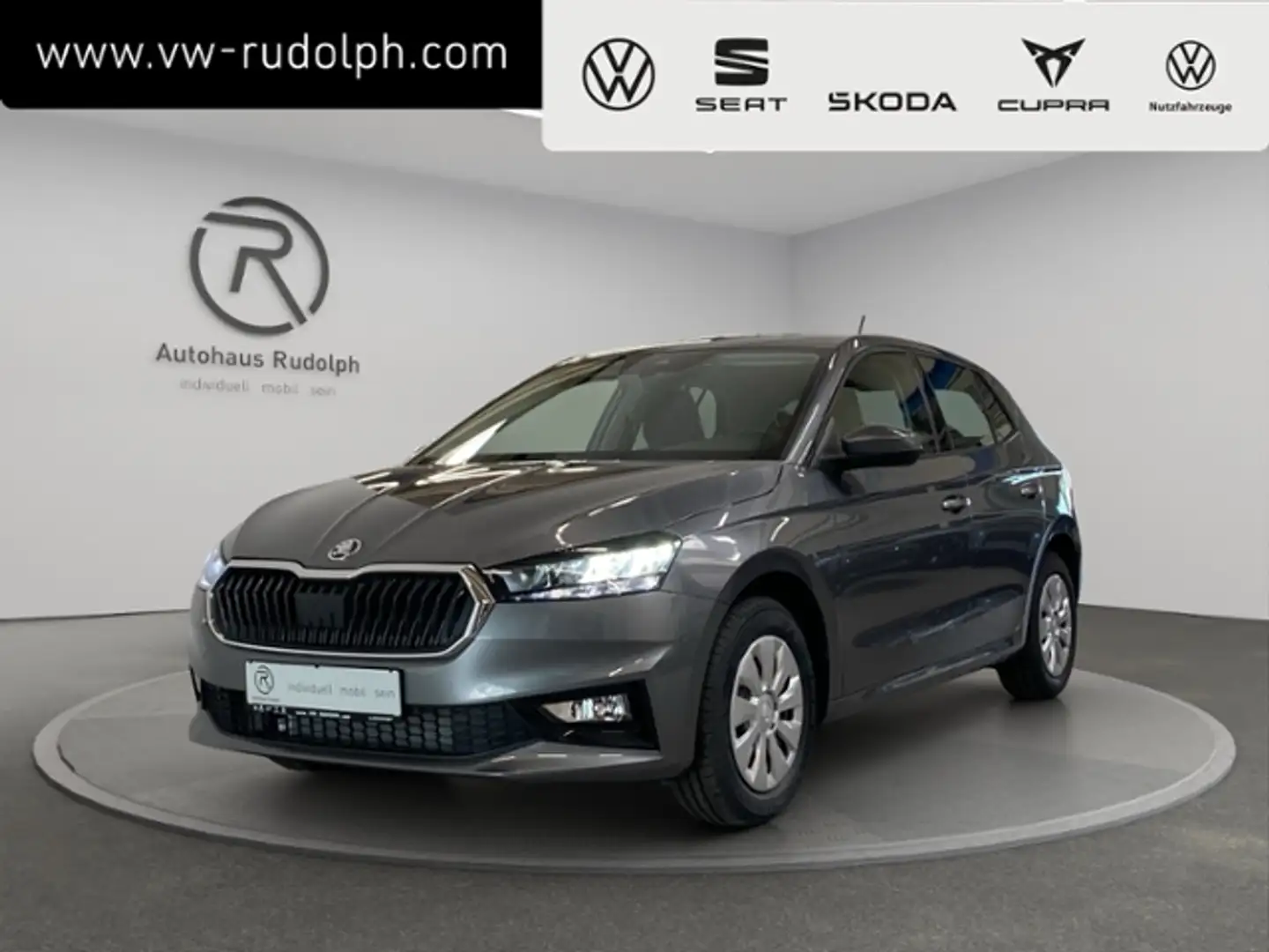 Skoda Fabia 1.0 TSI Selection / DAB+ Smart Link LED Gris - 1