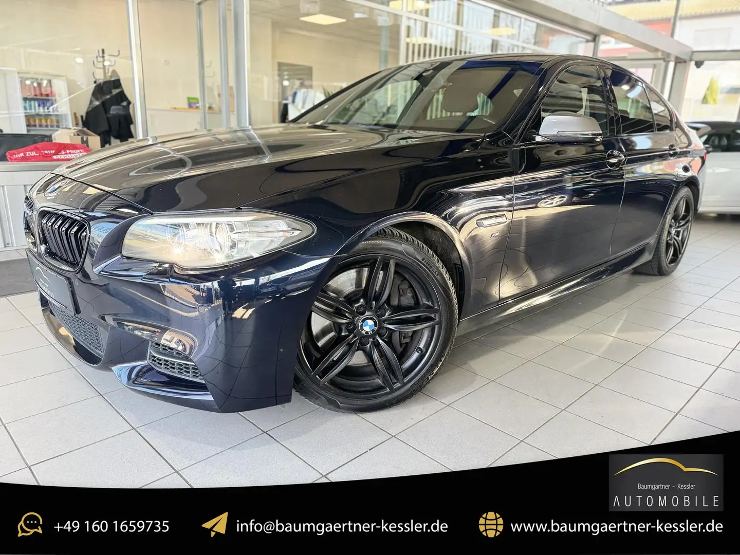 BMW 550 D X-DRIVE NAVI XENON ALCANTARA KAMERA TEMPOM Negru - 1