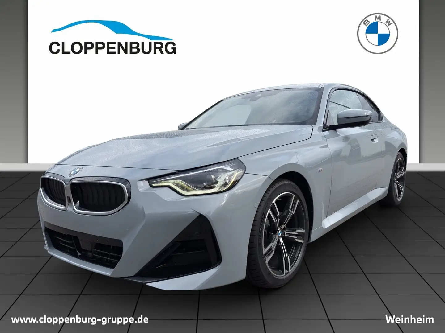 BMW 220 i Coupé M Sportpaket StHz+Navi UPE: 55.340€ Grau - 1