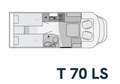 Sonstige Marken T70LS by Hymer, Einzelbetten + Hubbett Weiß - thumbnail 6