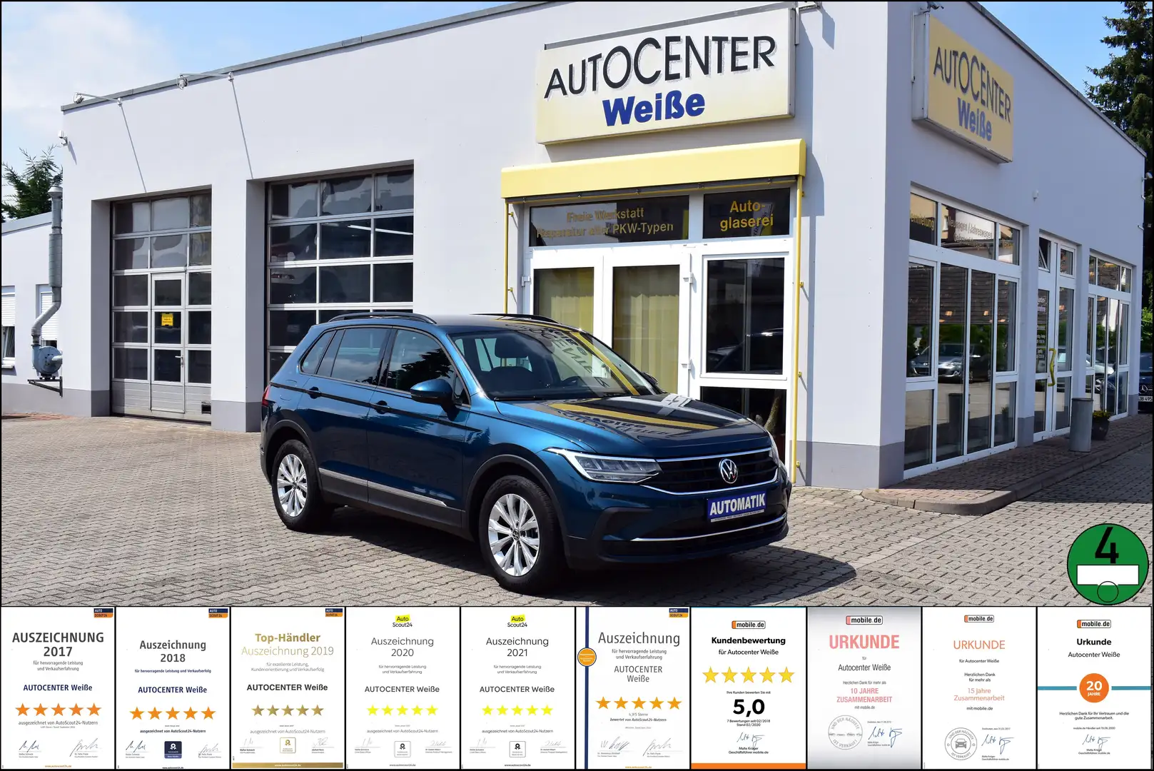 Volkswagen Tiguan Life TÜV-Neu ACC Szhg GARANTIE Azul - 1