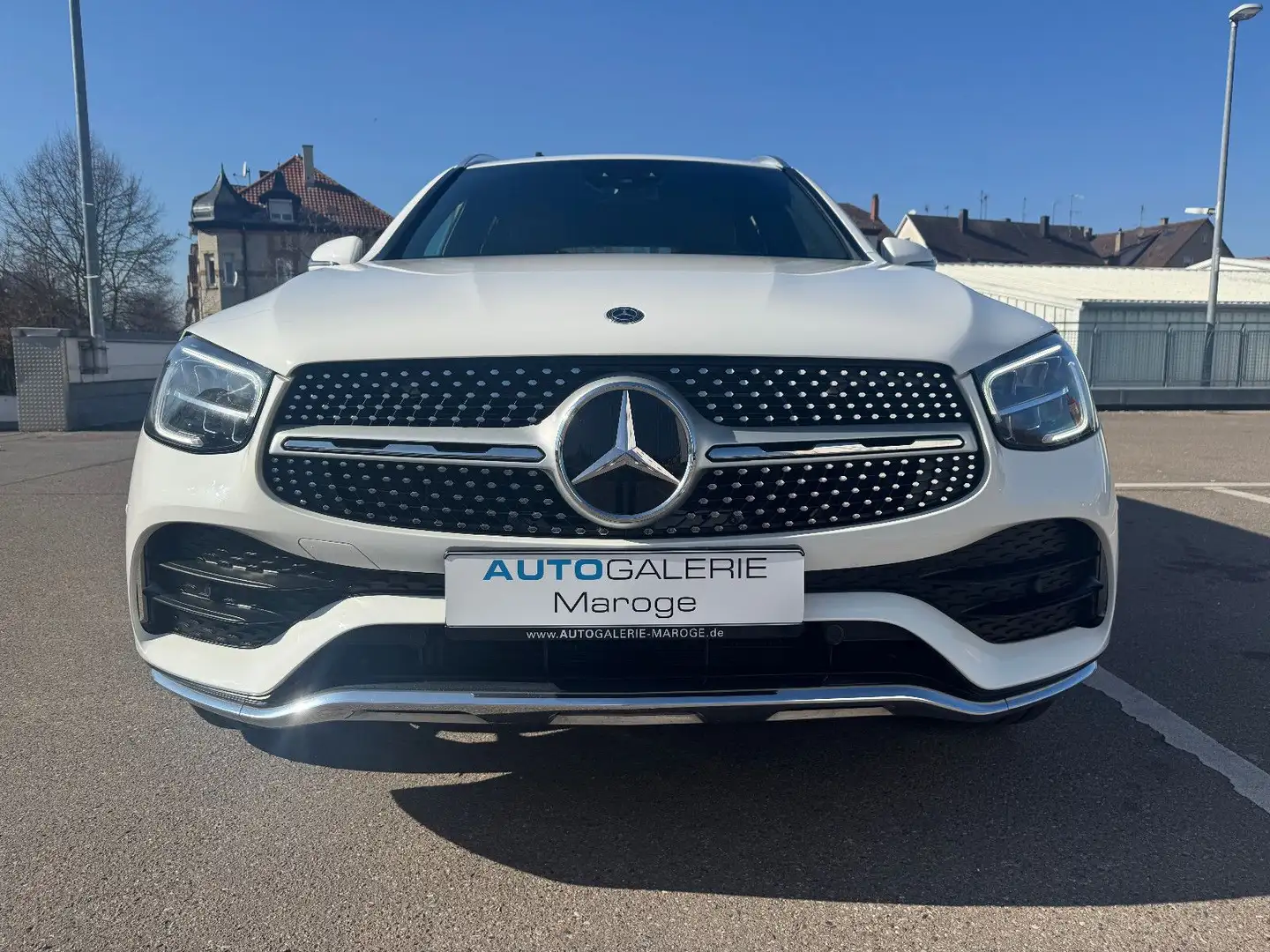 Mercedes-Benz GLC 220 d 4M 9G AMG LINE AHK/LED/LEDER/DISTRONIC Weiß - 2