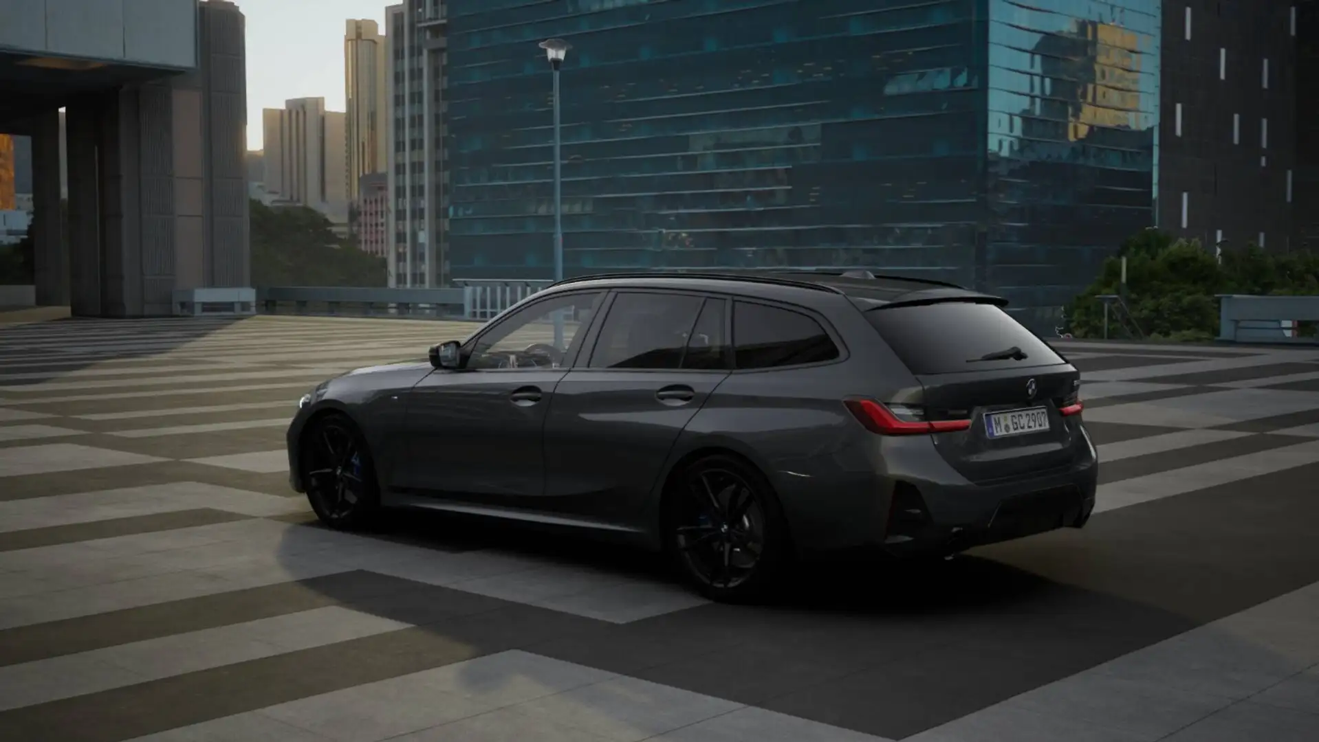 BMW 320 i Touring Aut. ///M-Sport ACC Sthzg. SpurAss HUD Grau - 2