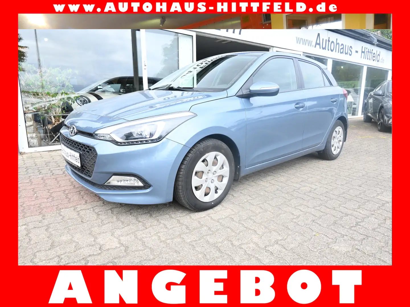 Hyundai i20 1.4 Automatik *Trend* Klima 49tkm! Blau - 1