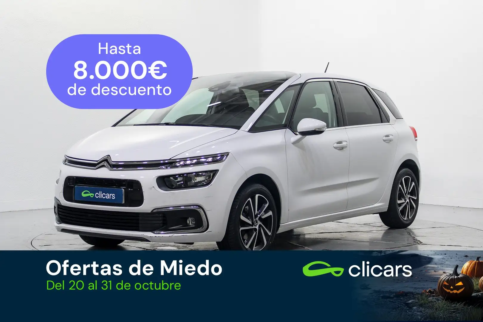 Citroen C4 Spacetourer 1.2 PureTech S&S Feel 130 Wit - 1