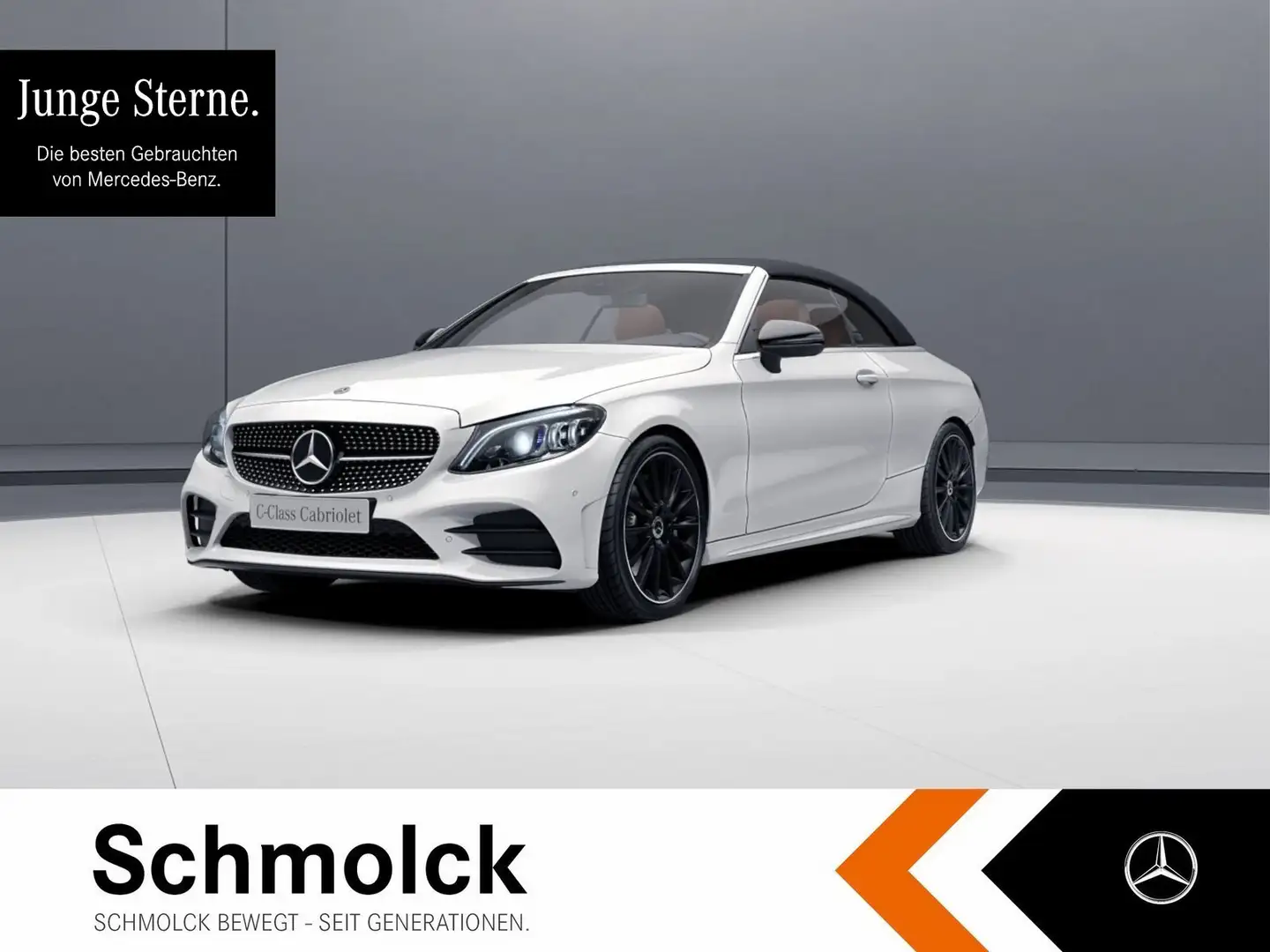 Mercedes-Benz C 300 Cabrio AMG+9G+MLTB+19"AMG+ASSIST+NIGHT+CAM Weiß - 1
