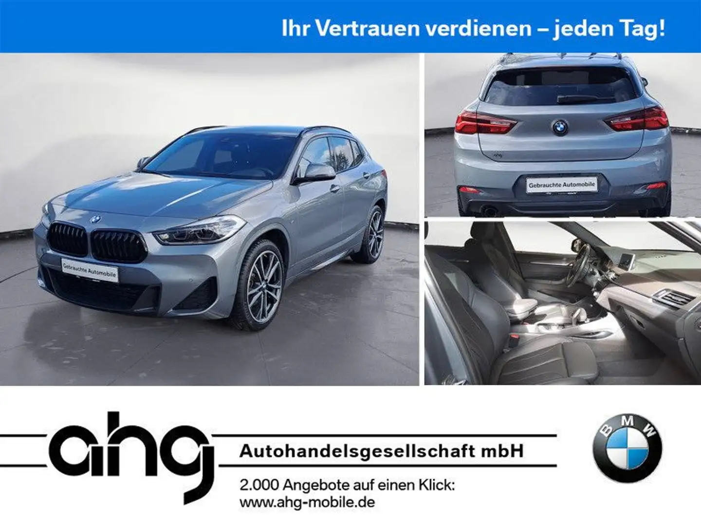 BMW X2 sDrive18i M Sport Klimaaut. Sportsitze PDC Grau - 1