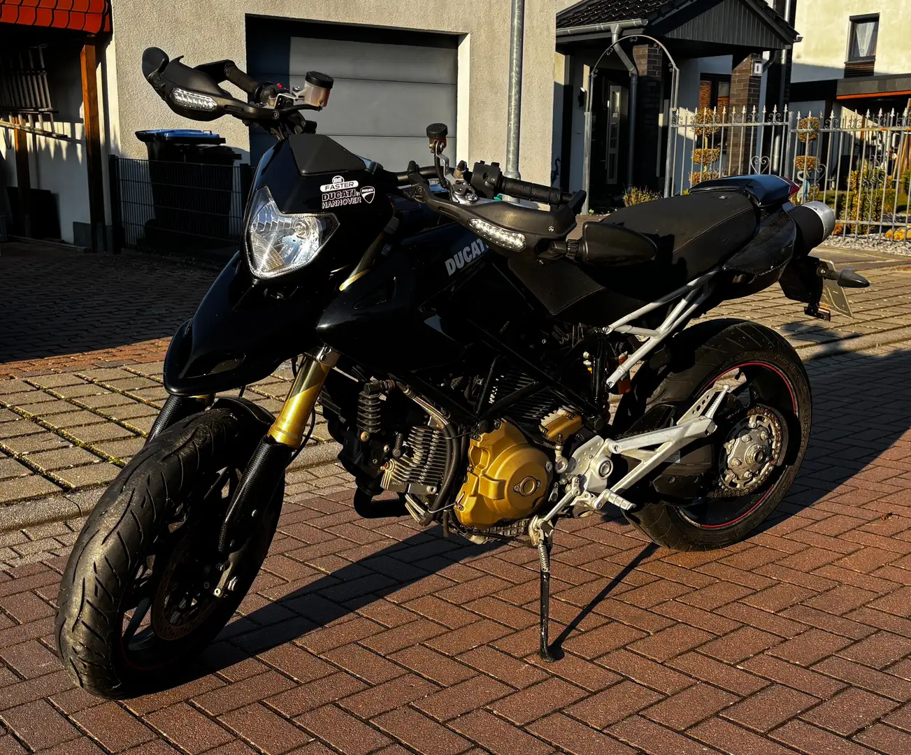 Ducati Hypermotard 1100 Carbonverkleidung Negru - 1
