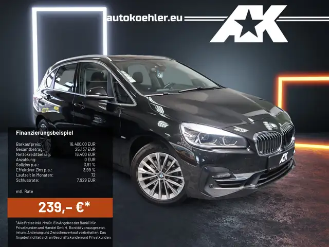 BMW 220 d Active Tourer Luxury Line Leder Navi Hifi Sport