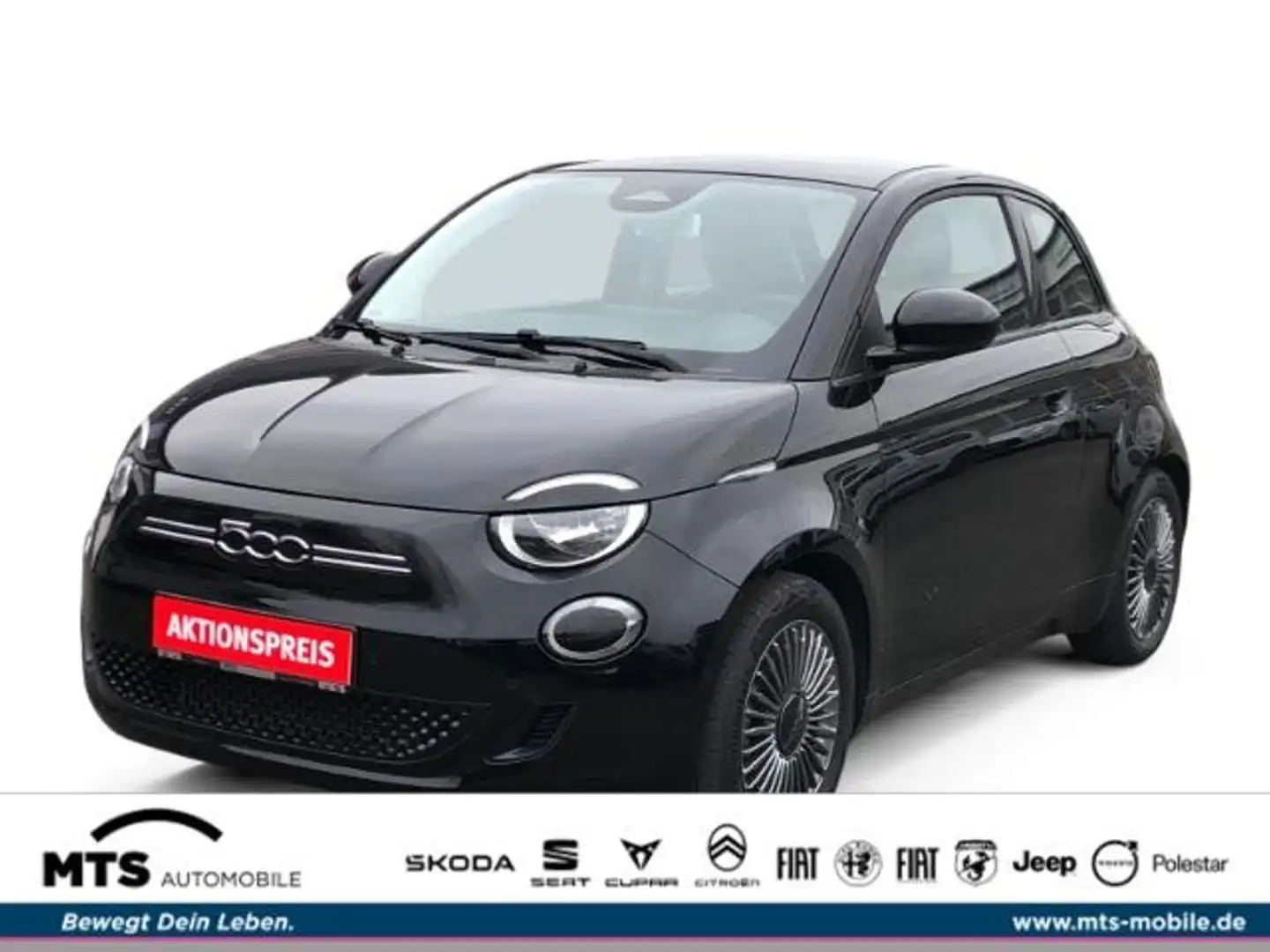 Fiat 500e Icon Komfort Paket Park Paket Winter Paket uvm. Schwarz - 1
