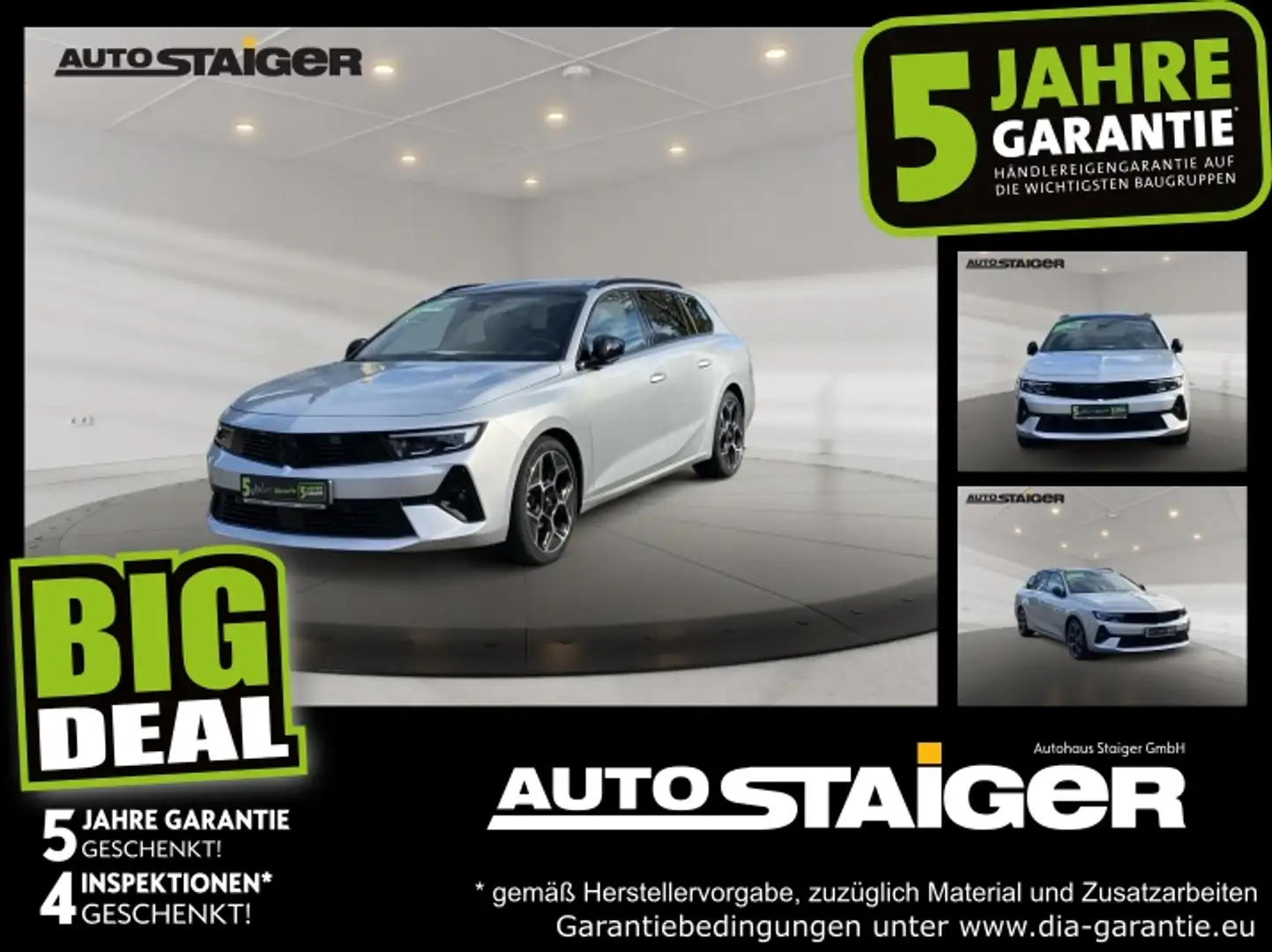 Opel Astra L Sports Tourer 1.2 Turbo Glasschiebedach Grau - 1