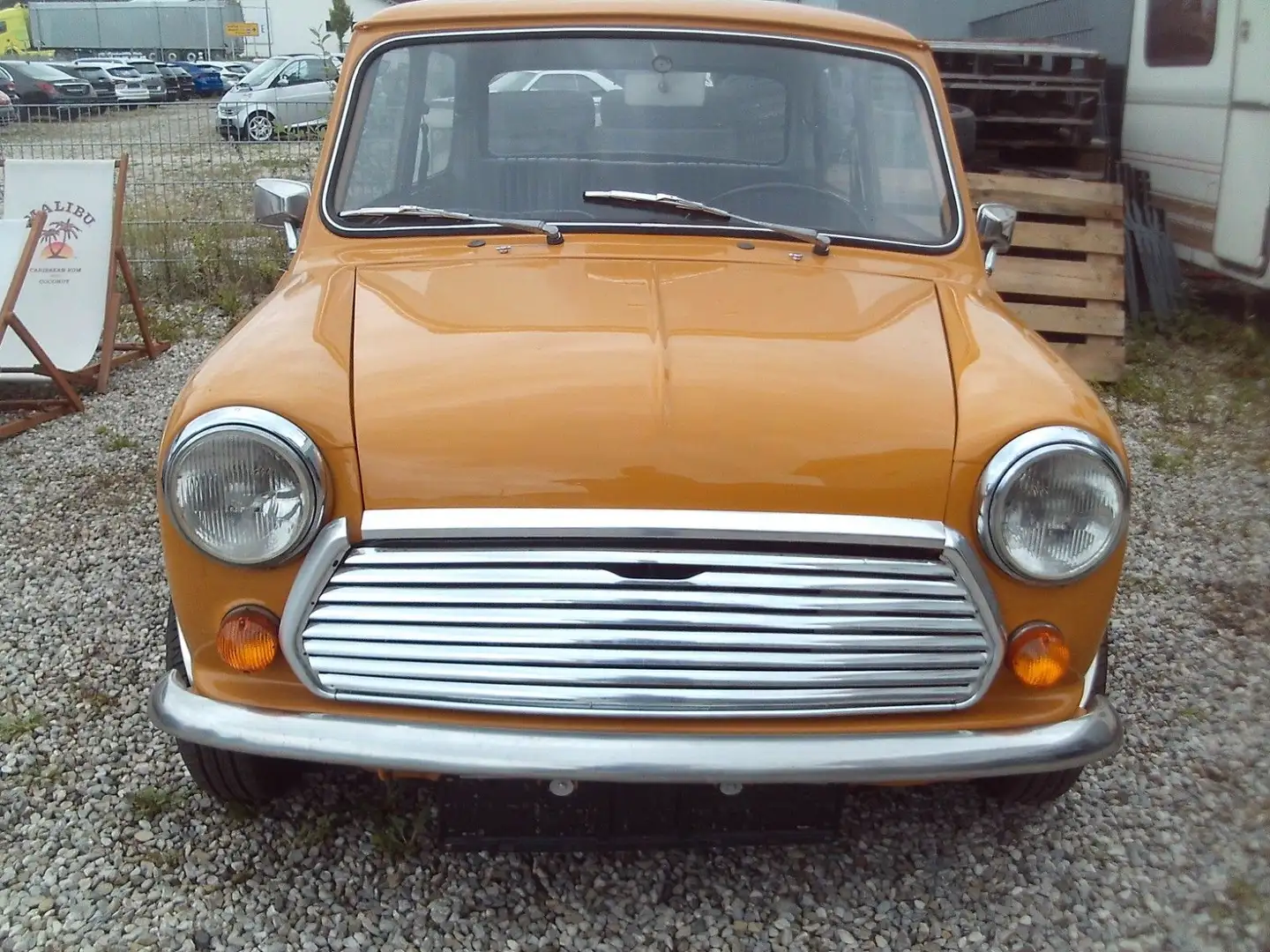 MINI 1000 Leyland Automatik 3.Hand Kunstleder blau - 2