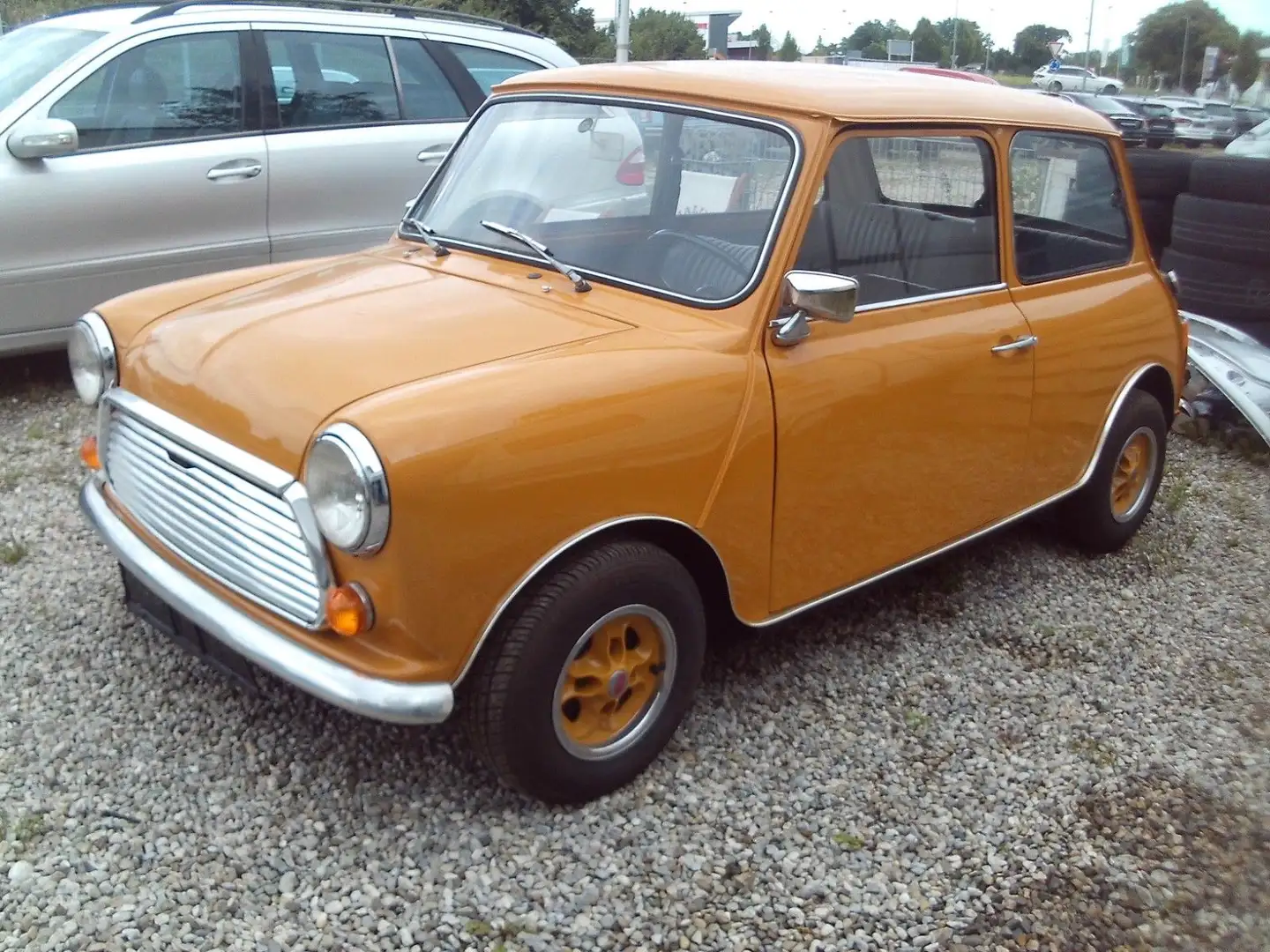 MINI 1000 Leyland Automatik 3.Hand Kunstleder blau - 1