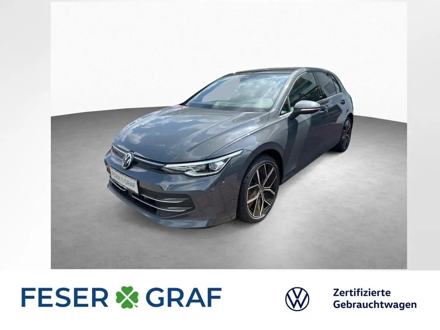 Volkswagen Golf VIII 1.5 eTSI DSG STYLE 50 HUD PANO DCC AHK Grau - 1