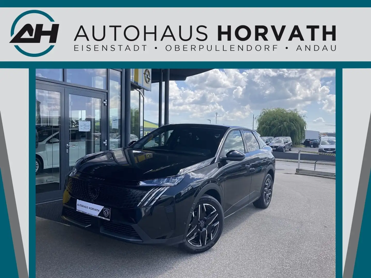 Peugeot 3008 Hybrid 145 E-DCS6 Allure Aut. Noir - 1