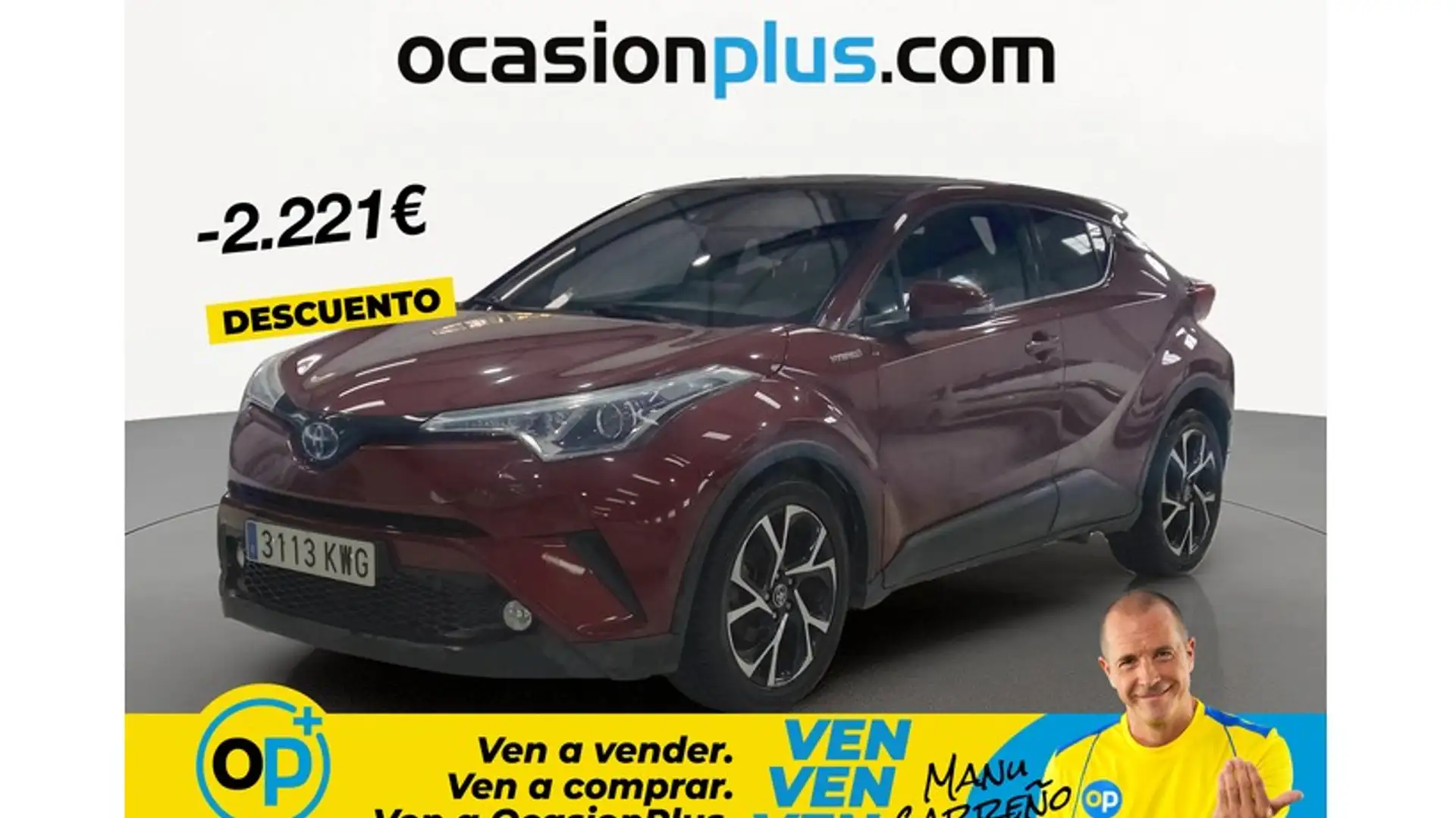 Toyota C-HR 125H Advance Rojo - 1