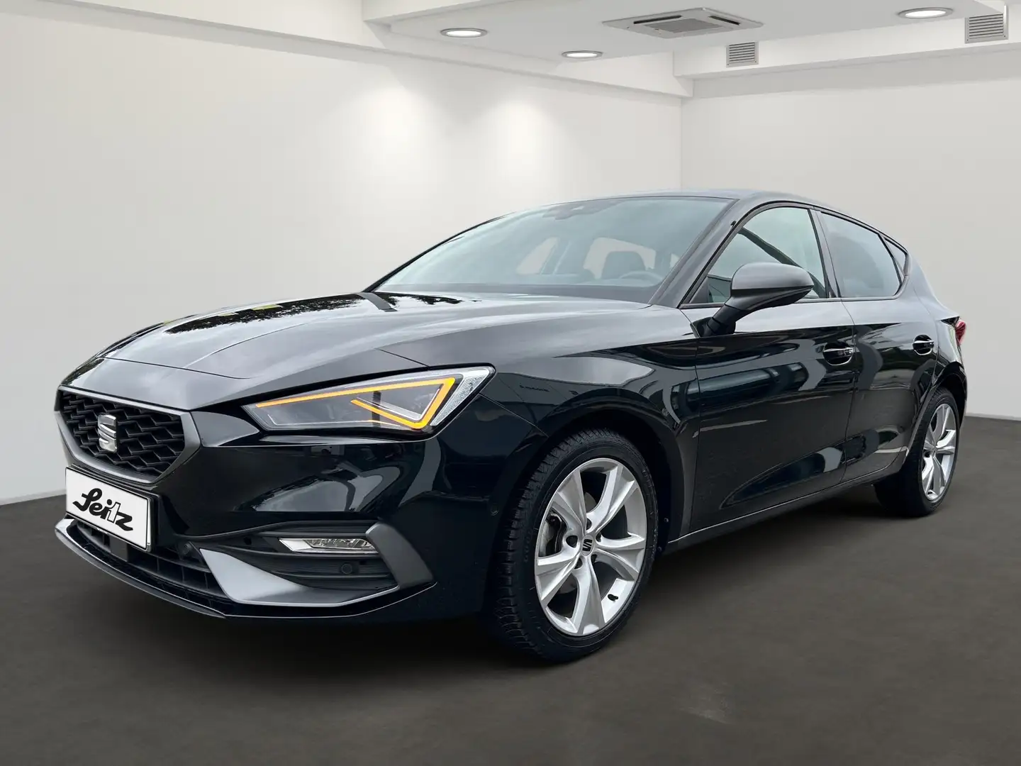 SEAT Leon 1.5 eTSI FR *MATRIX*KAMERA*NAVI*SITZH* Schwarz - 2