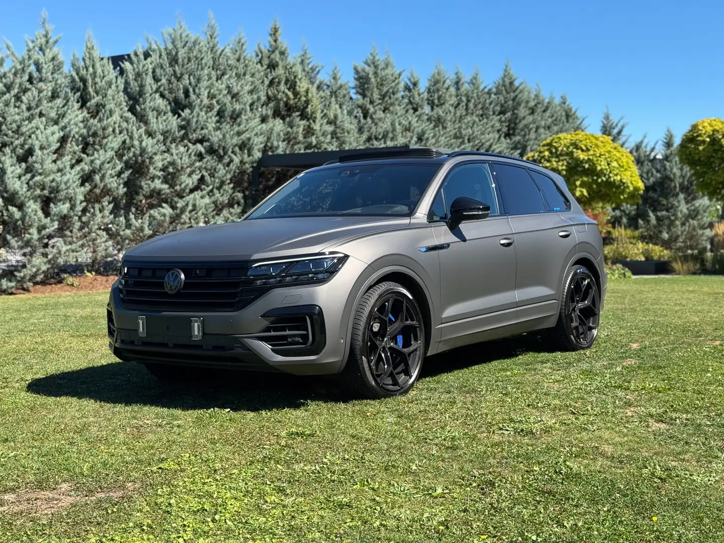 Volkswagen Touareg R 3,0 TSI eHybrid 4Motion |*VOLL*22"*HUD*SOFTCLOSE Gris - 2