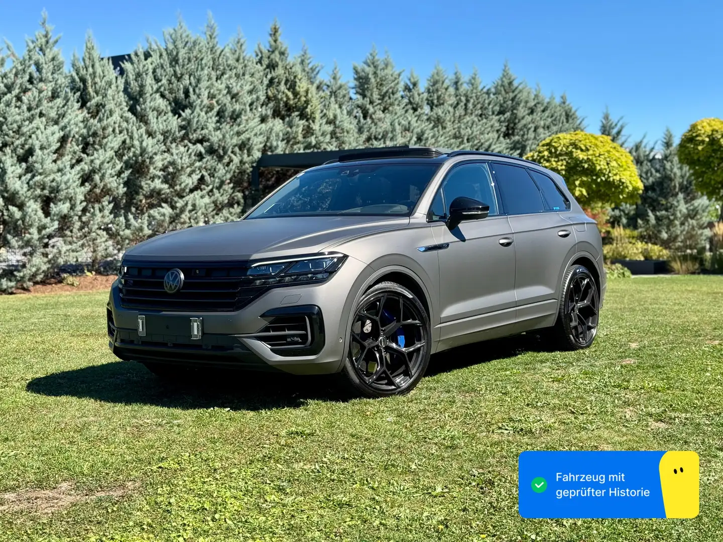 Volkswagen Touareg R 3,0 TSI eHybrid 4Motion |*VOLL*22"*HUD*SOFTCLOSE Gris - 1