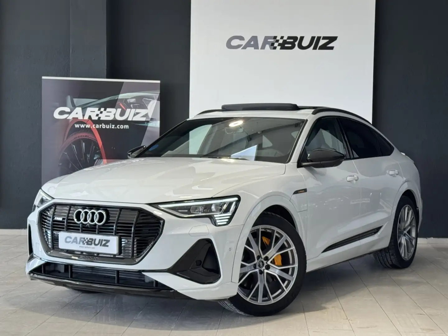 Audi e-tron Sportback 55 quattro S line plus Blanc - 1