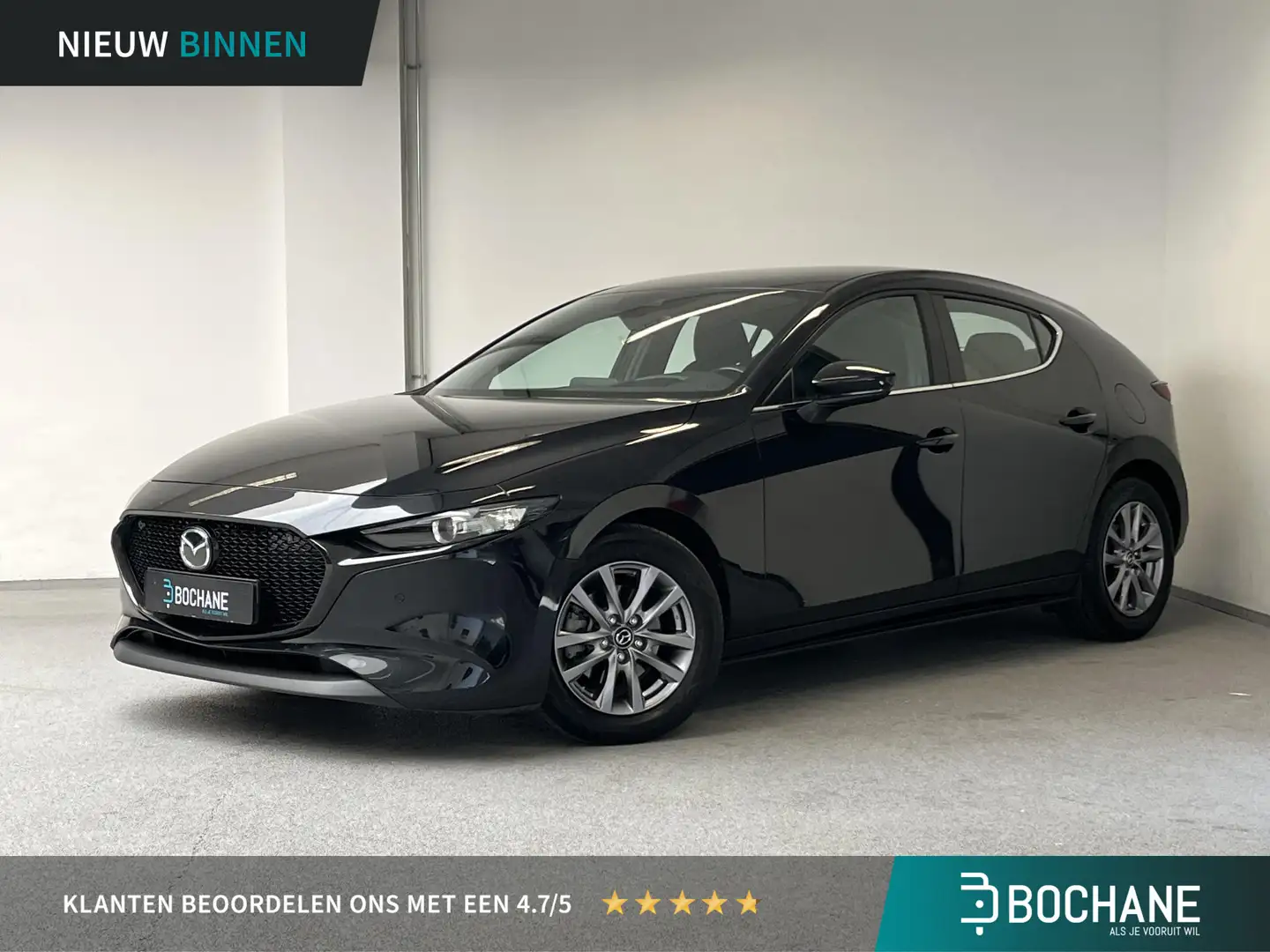 Mazda 3 2.0 e-SkyActiv-X M Hybrid 180 Comfort Bose Zwart - 1