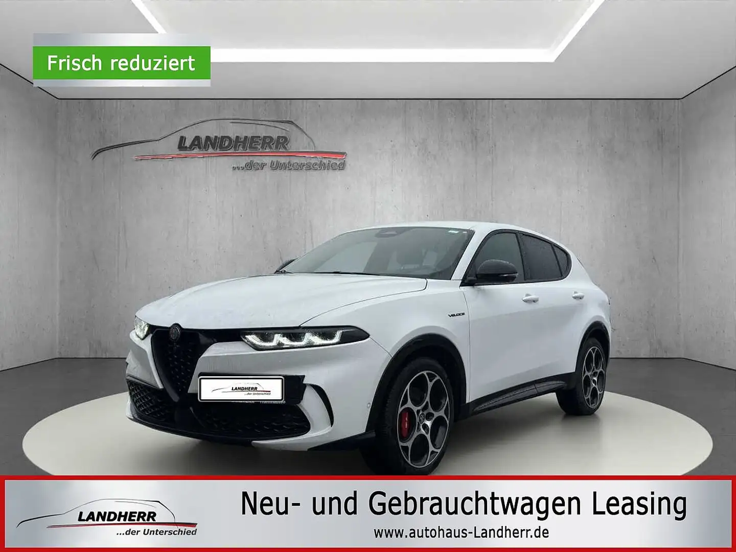 Alfa Romeo Tonale 1.5 Veloce Leder/ 360° Kamera/Navigationssystem Weiß - 1
