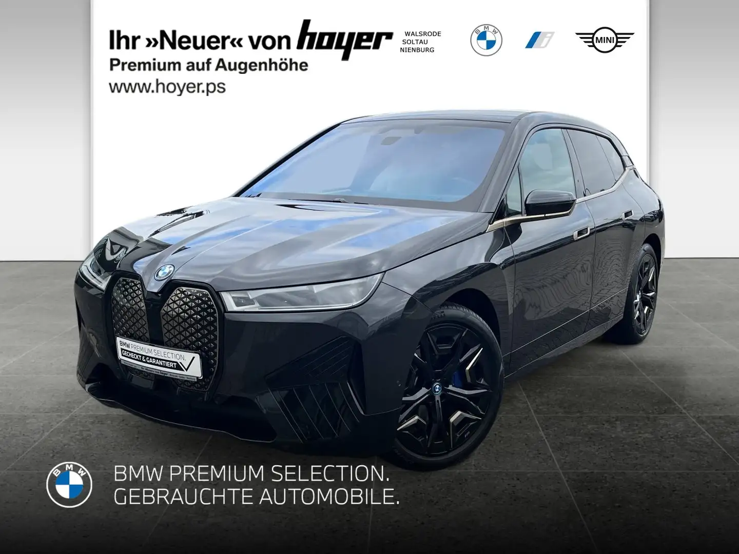 BMW iX xDrive40 Sportpaket Head-Up HK HiFi DAB LED Grau - 1