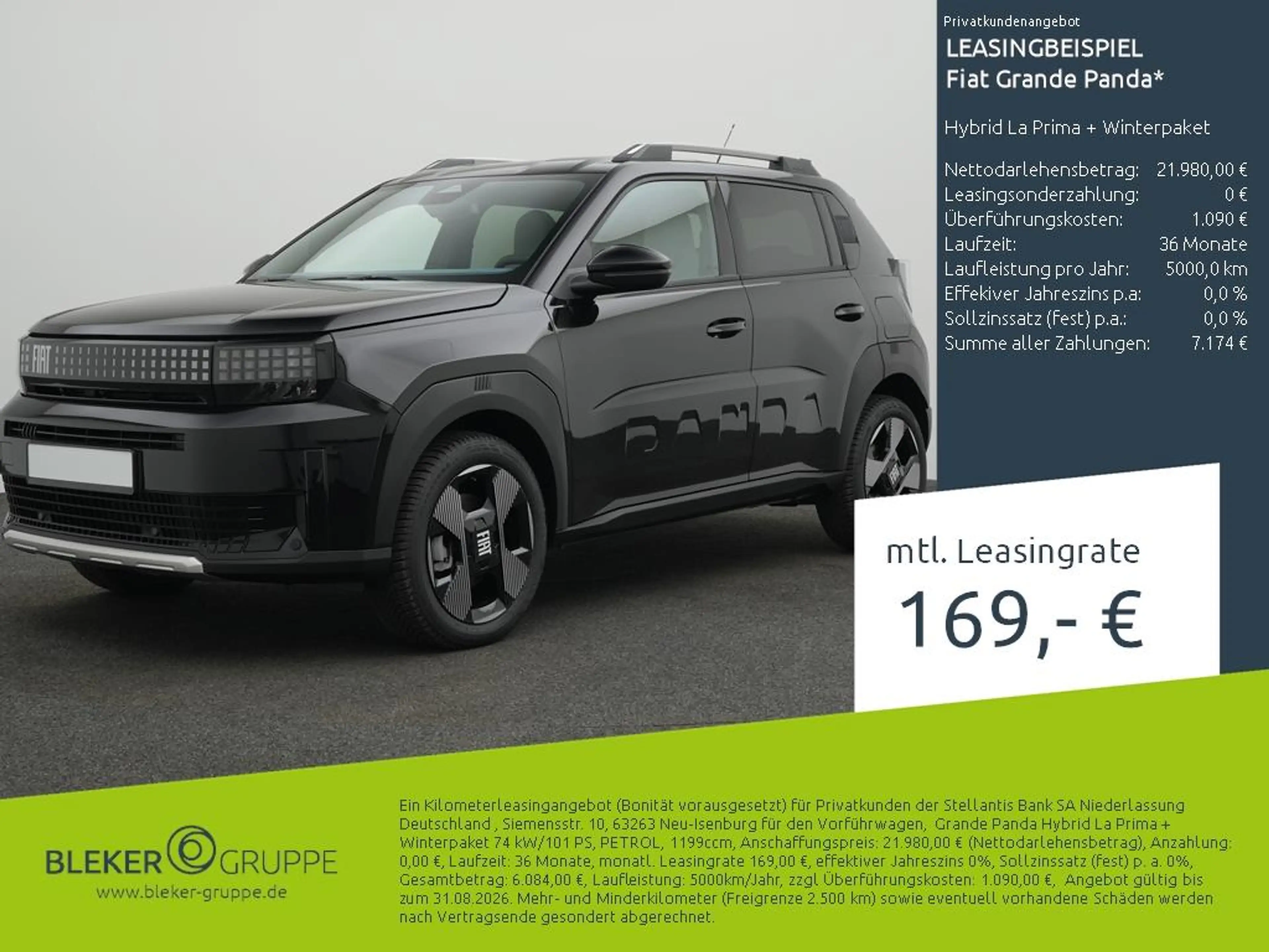 Fiat Grande Panda Hybrid La Prima + Winterpaket