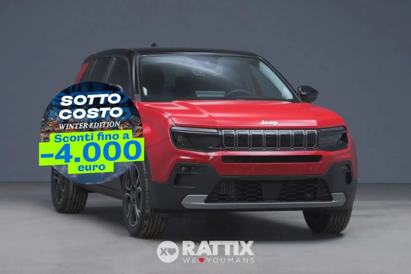 Jeep Avenger 1.2 Turbo 100CV Summit + tetto apribile Rouge - 1