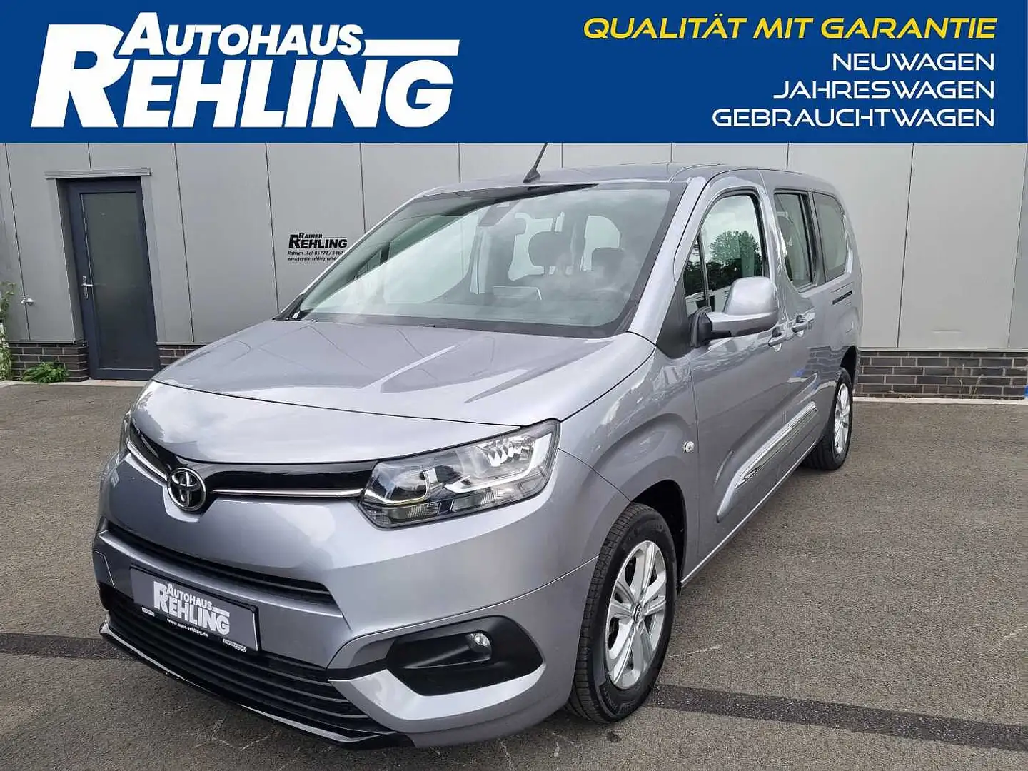 Toyota Proace City Verso 1.5 D-4D L2 7-S. Autom.Shuttle Srebrny - 1