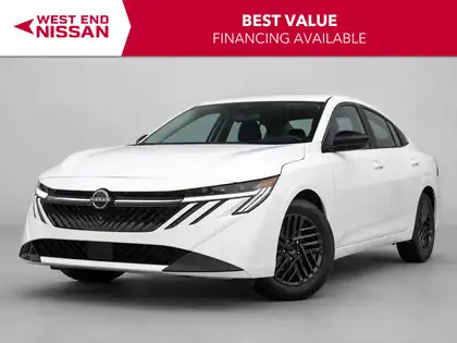 White 2026 Nissan Sentra Sedan Front-Wheel Drive Automatic
