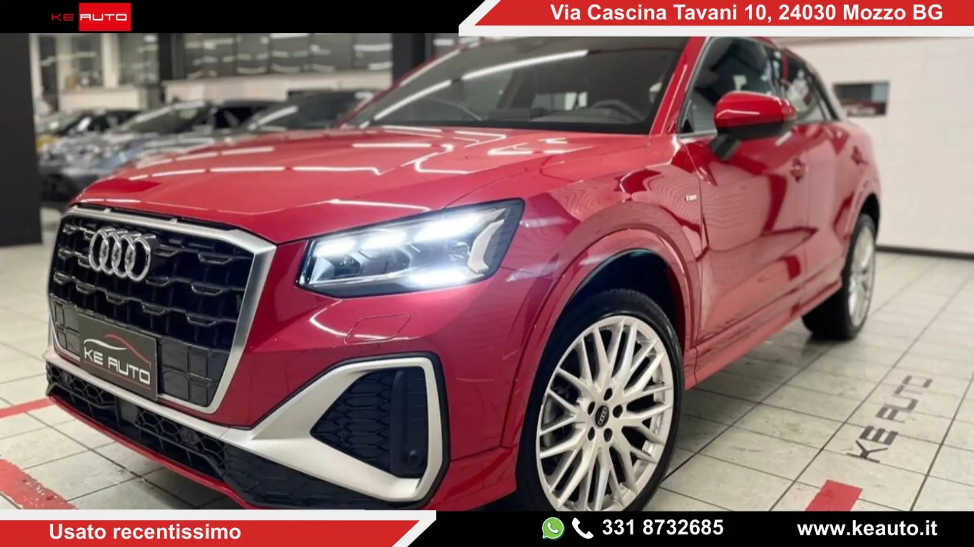 Audi Q2 35 2.0 tdi Edition One S line ed.  s-tronic Rosso - 1