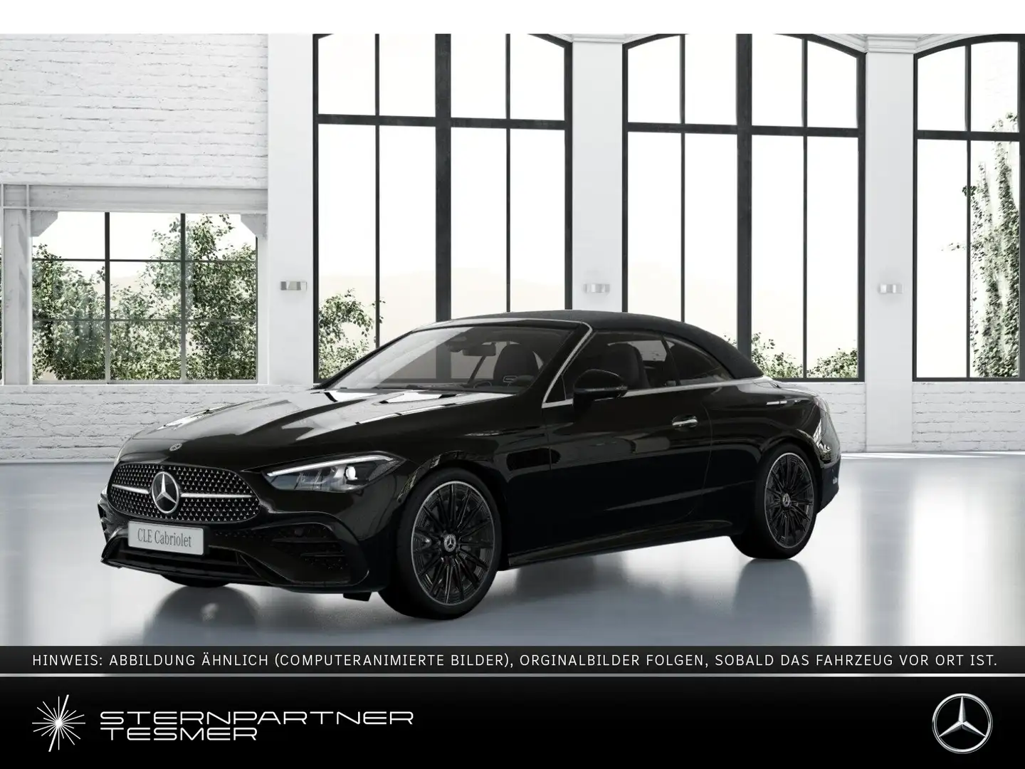 Mercedes-Benz CLE 300 4M Cabriolet #AMG #SITZKLIMA #20'' #360° Zwart - 1