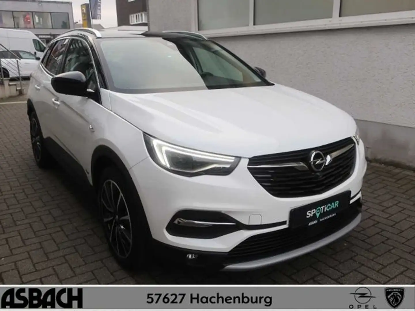 Opel Grandland Hybrid Ultimate Weiß - 1