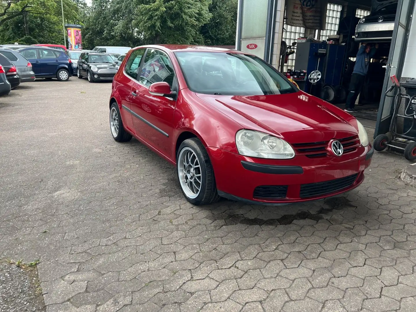 Volkswagen Golf 1.4 FSI Navigazion-Klima-E Fenster-ABS-ASR Rosso - 1